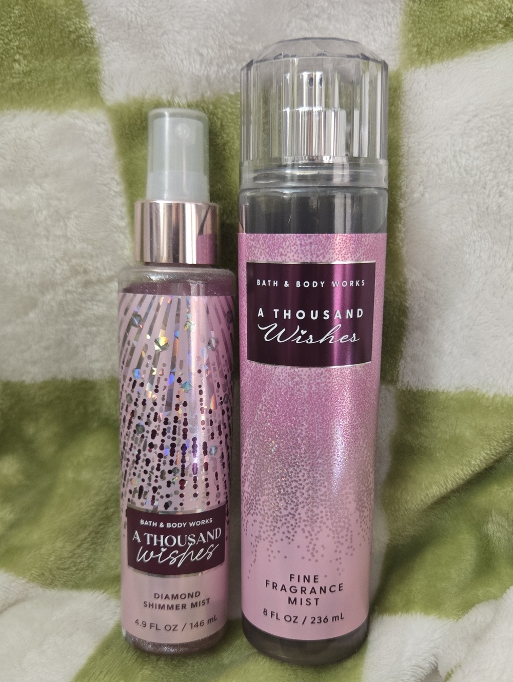 Qty 2 - Thousand Wishes Fragrance Mist & Diamond Shimmer Mist